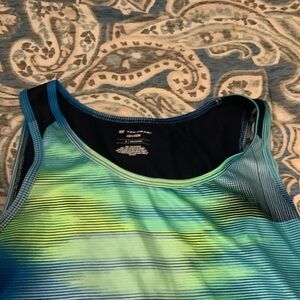 Tek Gear Blue workout outfit